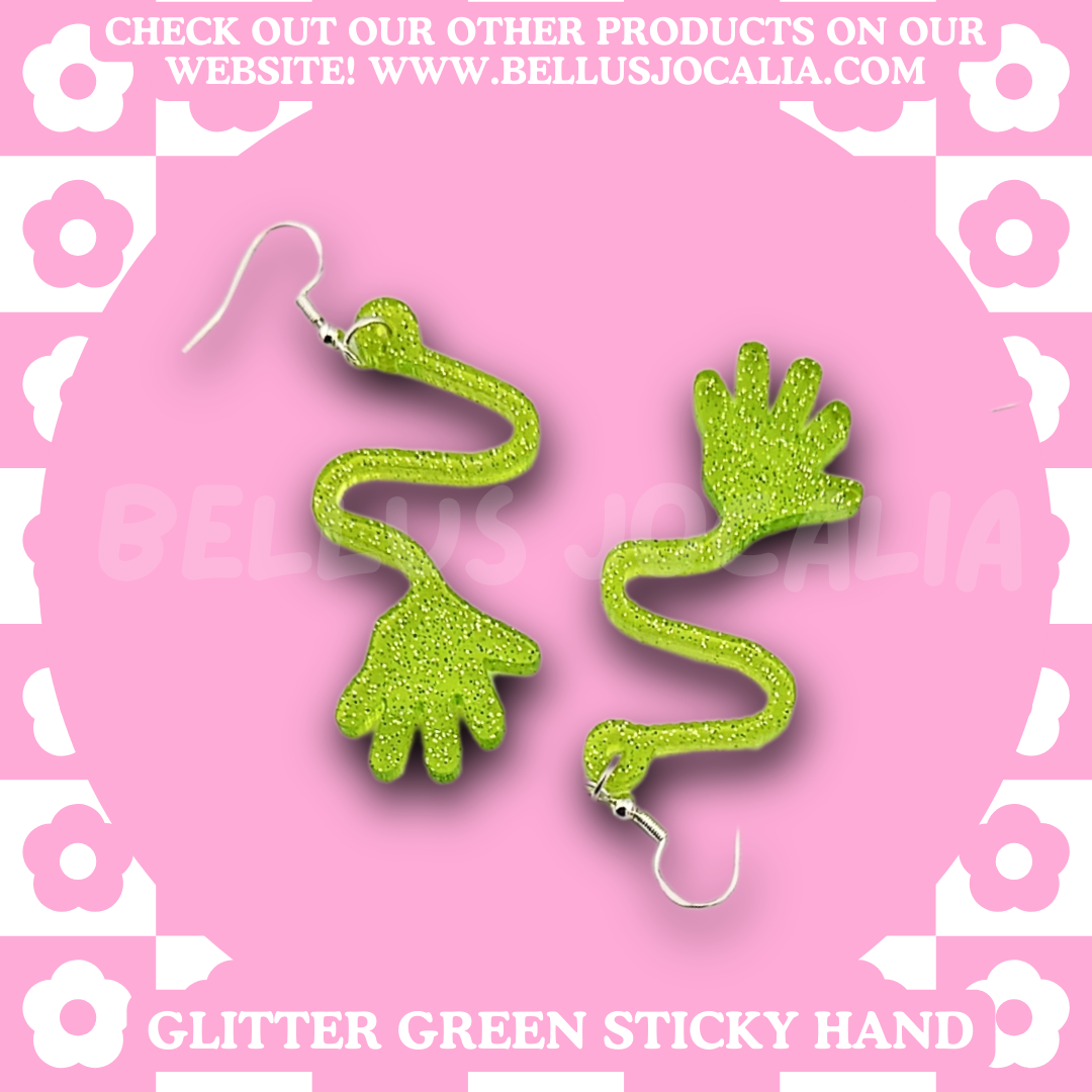 Sticky Hand Earrings