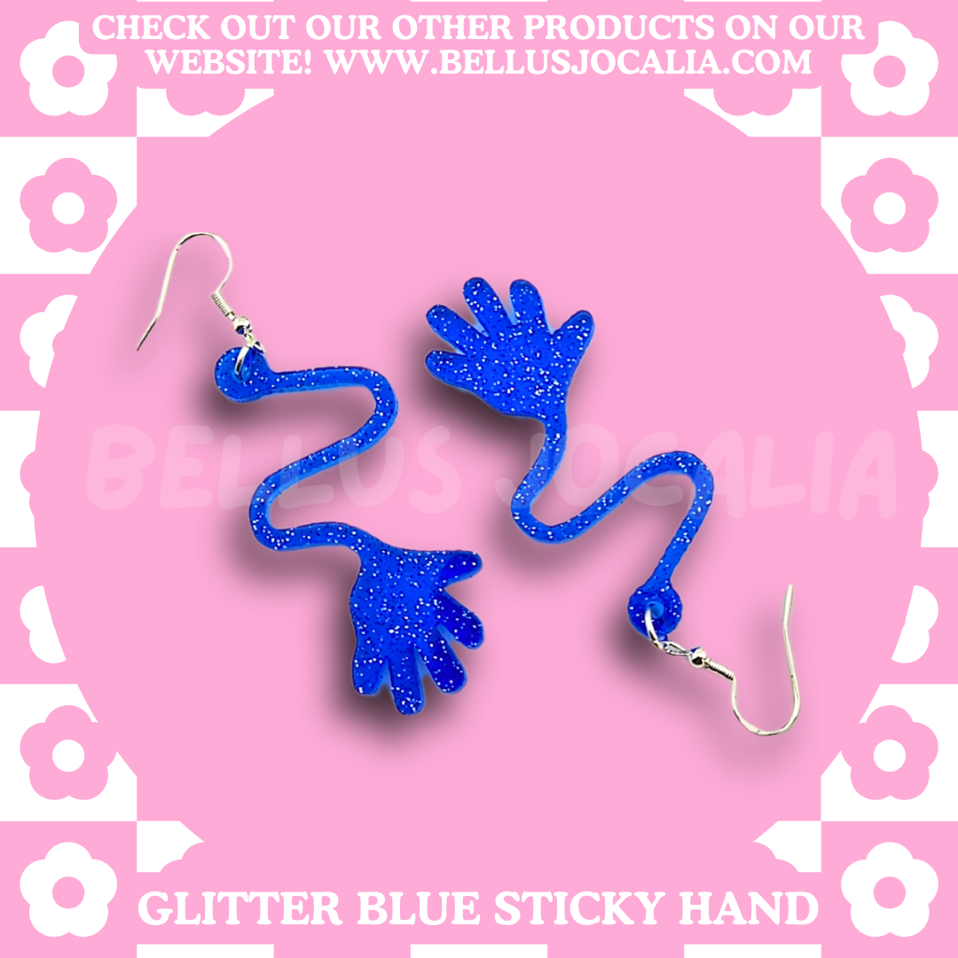 Sticky Hand Earrings